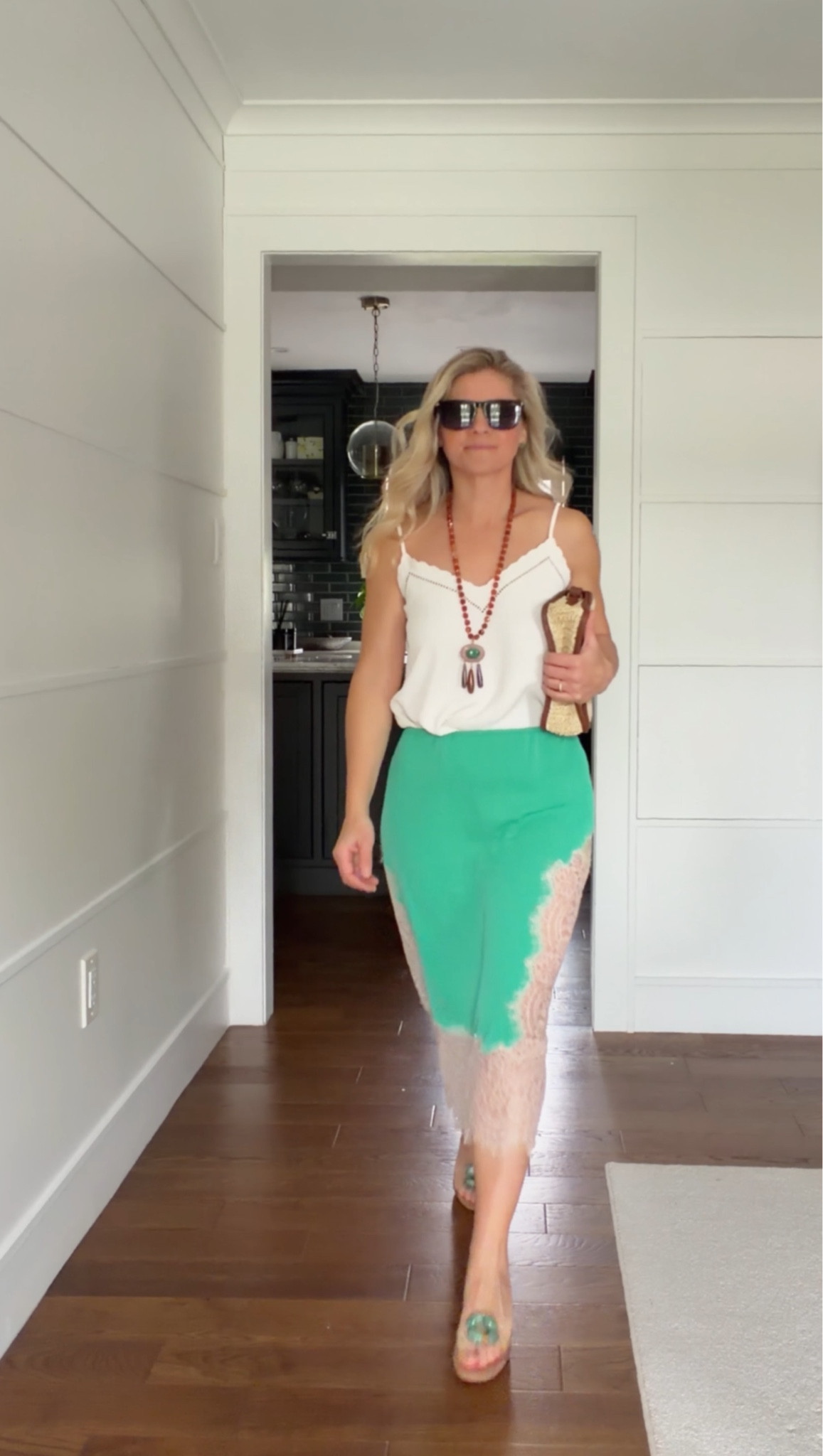 Effortless and a little elevated ✨

A simple white tank paired with this statement skirt is one of those combinations that just works every time. It feels clean, easy, and lets the skirt do the talking.

I kept my accessories consistent with the statement necklace, raffia clutch, and these heels to pull everything together and make it easy to mix and match across outfits.

This is one of my go to vacation formulas. Light layers, versatile pieces, and accessories that tie it all together.

#LTKPetite #LTKootd #LTKMothersDay