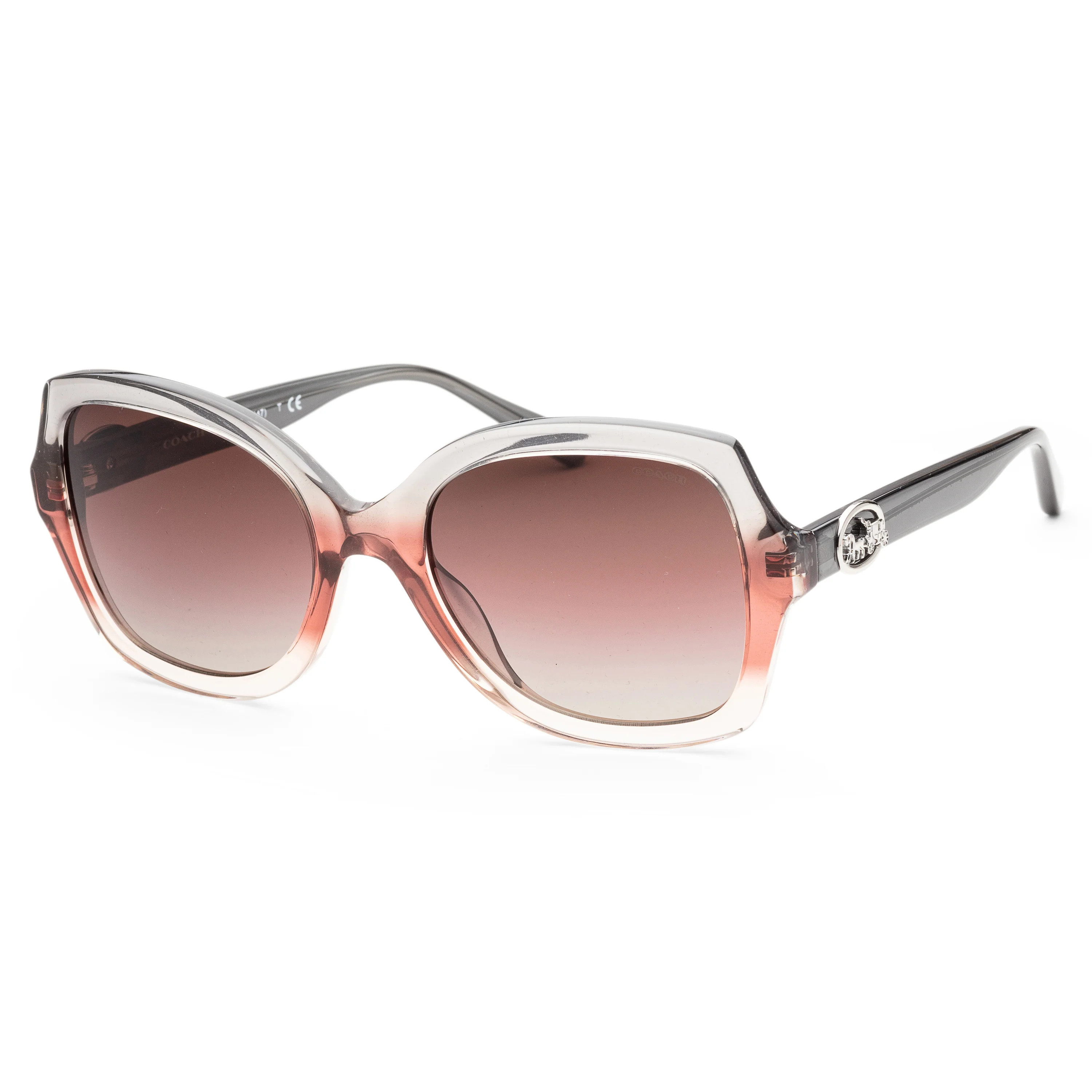 Coach Women's 56mm Grey Burgundy Gradient Sunglasses | Shop Simon