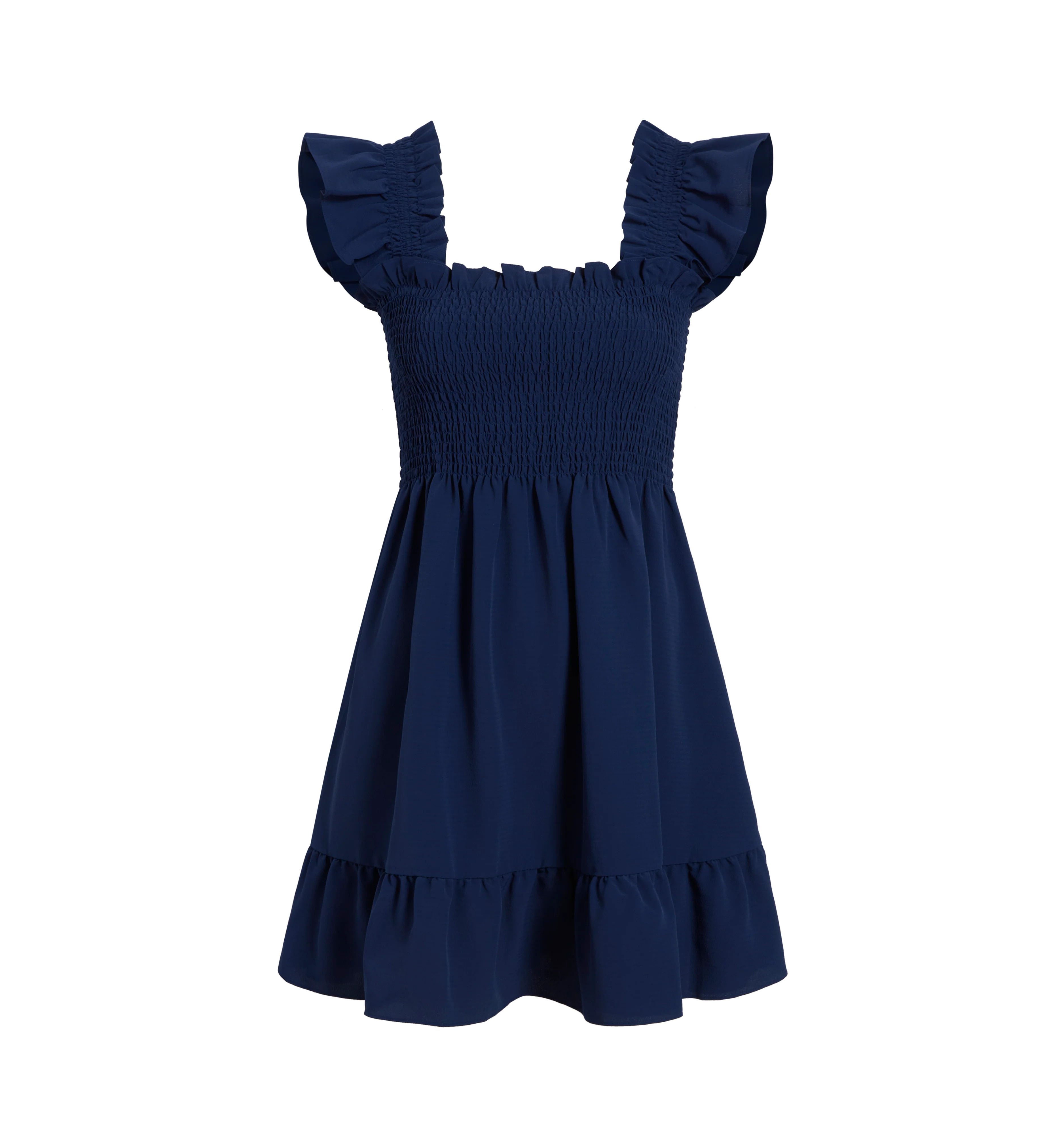 The Elizabeth Nap Dress | Navy Crepe / S | ® | 100% recycled polyester | Hill House Home | Hill House Home US