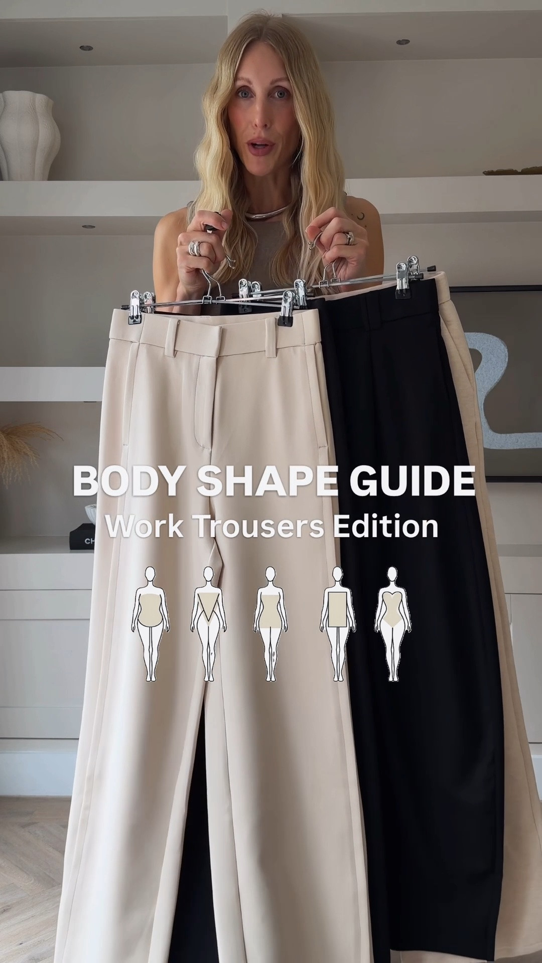Trousers for your body shape - pear - inverted triangle - apple - rectangle - hourglass 

Comfortable workwear trousers for women from wide leg trousers with elasticated waist bands to barrel legs for working from home or wearing to the office for casual business wear to important meetings. All tops have a built in bra too.

Come in petite regular and tall I am uk 8 wearing XS tall in all trousers and XS in all tops.

#ltkstyletip #workwear #trousers

#LTKuk #LTKautumn #LTKworkwear