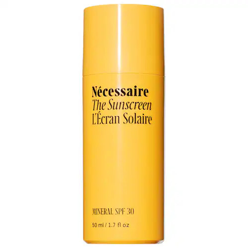 NécessaireThe Sunscreen - 100% Mineral, Broad Spectrum SPF 30 with 20% Non-Nano Zinc, Hyaluronic... | Sephora (US)