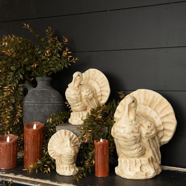 Antique White Turkey Tabletop Decor | Antique Farm House
