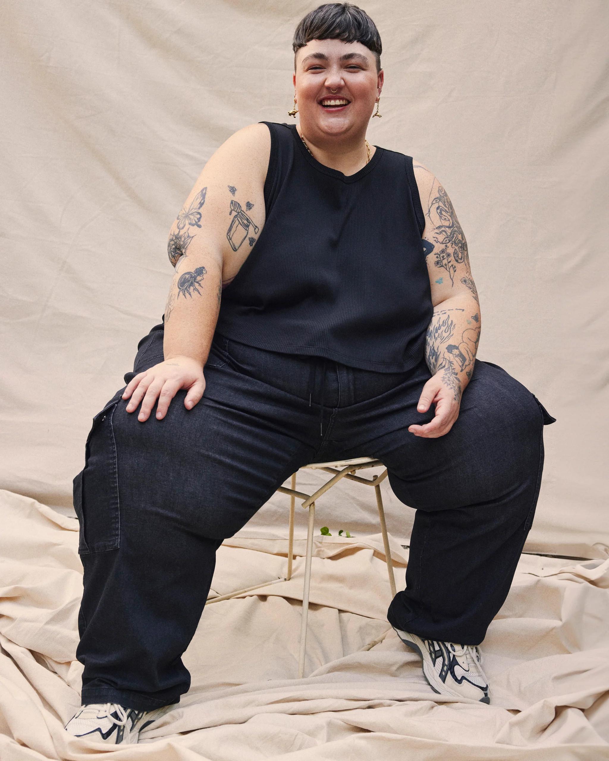 Jordan x US Everywhere Cargo JeansWashed Black$1484 interest-free payments of $37 with Affirm1 re... | Universal Standard