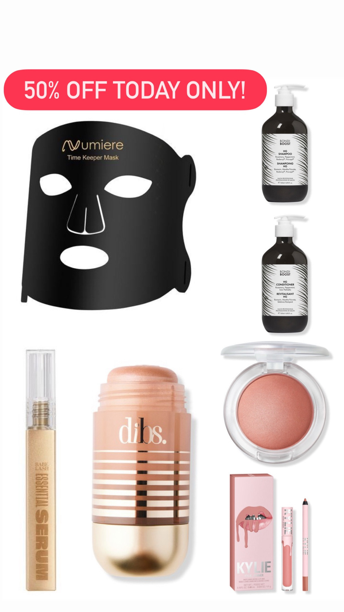 Ulta deals! 50% off today only! 

#LTKBeauty #LTKSaleAlert #LTKSpringSale