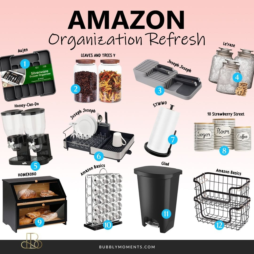 Give your space a simple home organization refresh with these helpful finds from Amazon. These organizers make it easier to keep your home neat, tidy, and easy to manage. From kitchen storage to closet and drawer organizers, these items can help you create a cleaner and more organized space. Tap the product images to explore the items and save this post so you can easily find them later in my LTK shop.
#LTKFinds #LTKHome #LTKHomeEssentials #LTKDailyFinds #LTKCreator #LTKTrending #LTKMustHave #HomeOrganization #OrganizedHome #HomeRefresh #DeclutterYourHome #OrganizationIdeas #HomeStorage #KitchenOrganization #ClosetOrganization #BathroomOrganization #AmazonHome #AmazonFinds #HomeMustHaves #TidyHome 

 