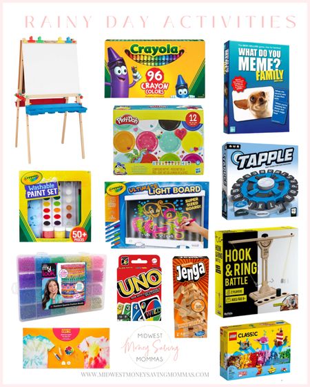 Rainy Day Activities

Rainy day  activity  summer  kids  board games  coloring  toys  games  card games

#LTKfamily #LTKkids #LTKSeasonal
