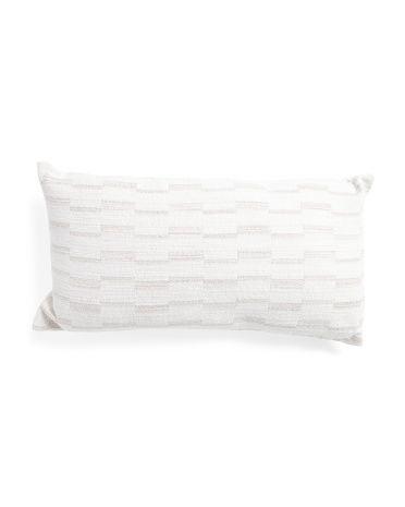 14x26 Stepped Woven Pillow | Marshalls