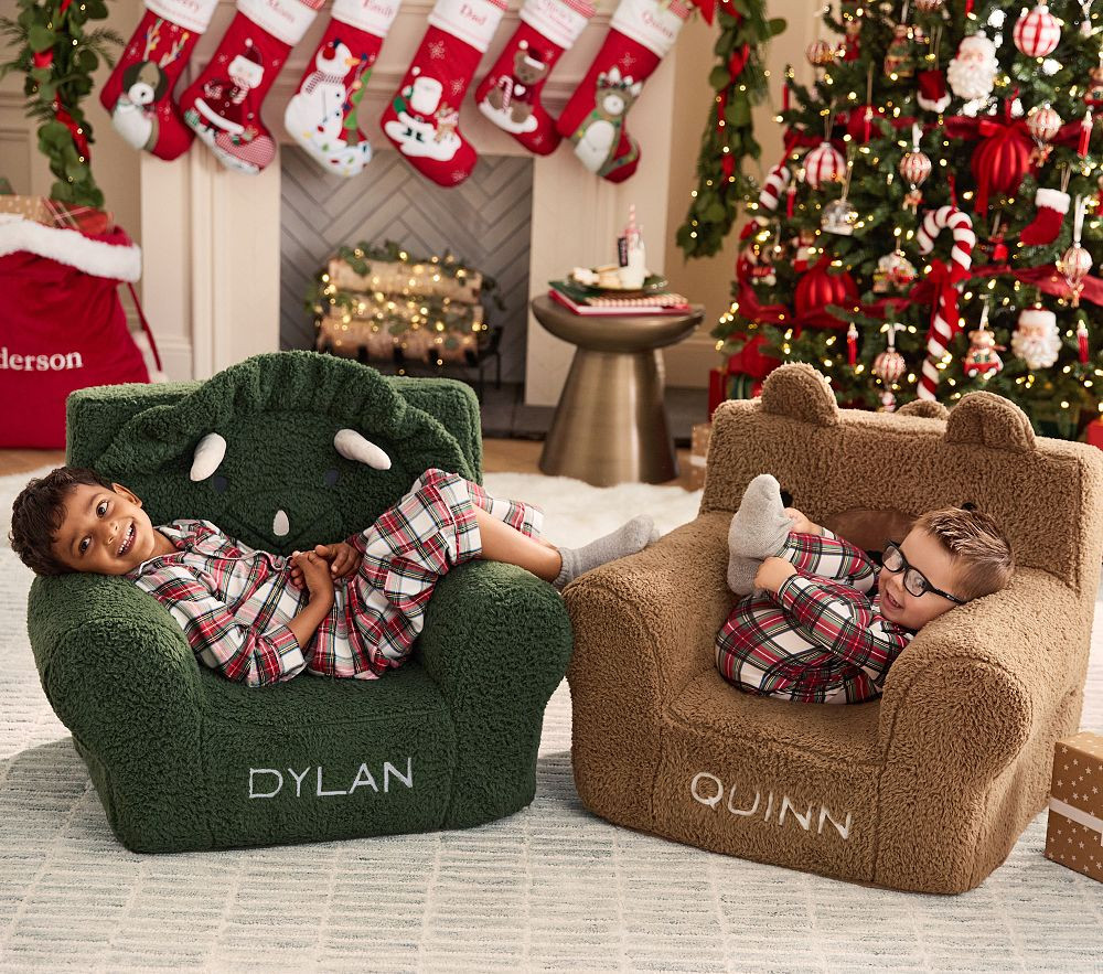 Anywhere Chair®, Sherpa Critter Collection | Pottery Barn Kids