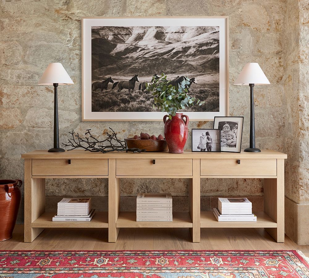 Modern Farmhouse Console Table (90&quot;) | Pottery Barn (US)