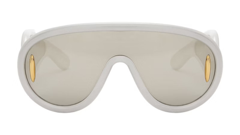 LOEWE Wave Mask Sunglasses White Holographic | StockX
