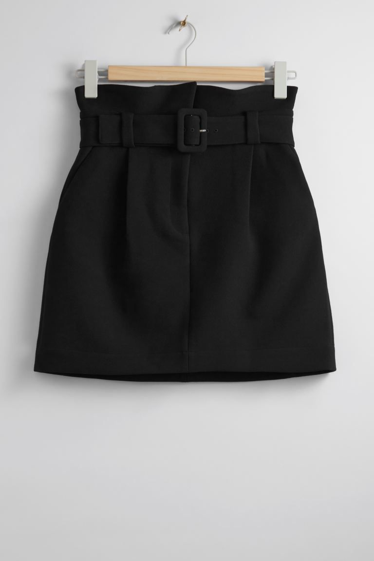 Paperbag Waist Mini Skirt | H&M (UK, MY, IN, SG, PH, TW, HK)
