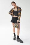 BDG Karl Flannel Drapey Button-Down Top | Urban Outfitters (US and RoW)