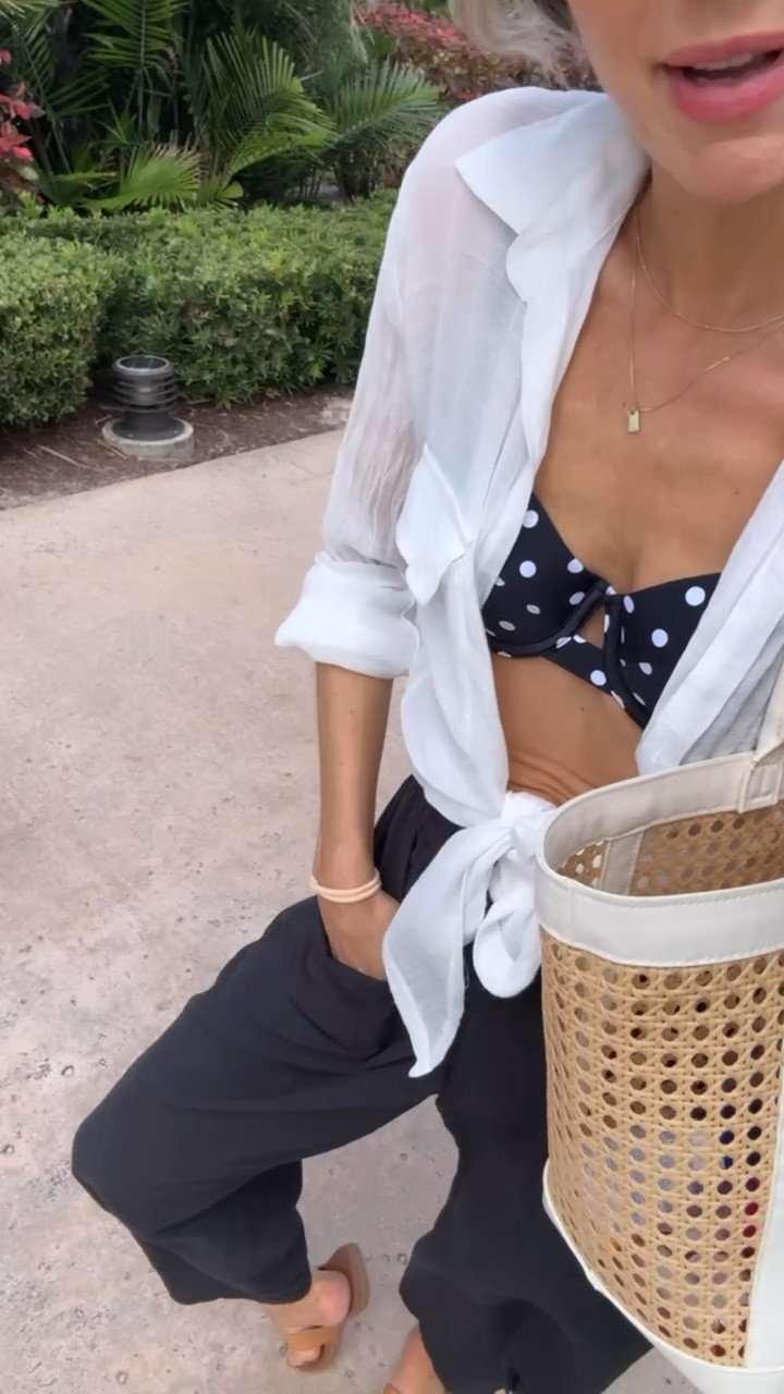 Such a nice day! Wearing this super cute polka dot bikini and my new favorite pants for warm weather. Both from Cupshe! Use code LOVEALI15 for 15% off $70 USD+ and code LOVEALI20 for 20% off $109 USD+ 🤍☀️

#LTKSwim #LTKTravel #LTKStyleTip