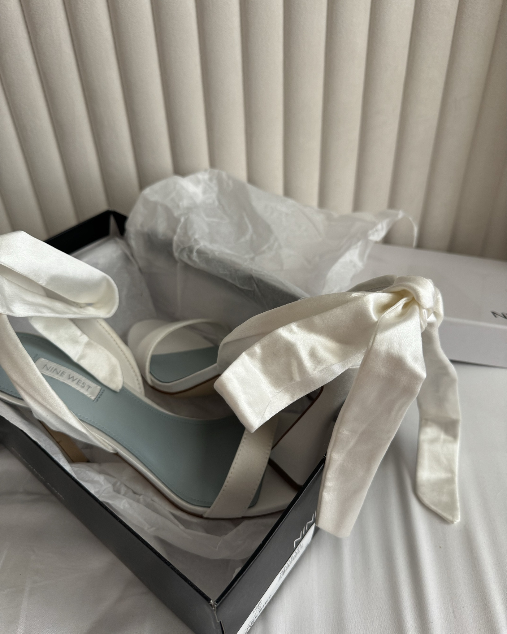 White satin heels with bow tie detail - stunning wedding shoes for the bride or bridesmaids! Recommended to size down by a half size 🤍 #weddingshoes #weddingguest #bowheels

#LTKShoeCrush #LTKFindsUnder100 #LTKWedding