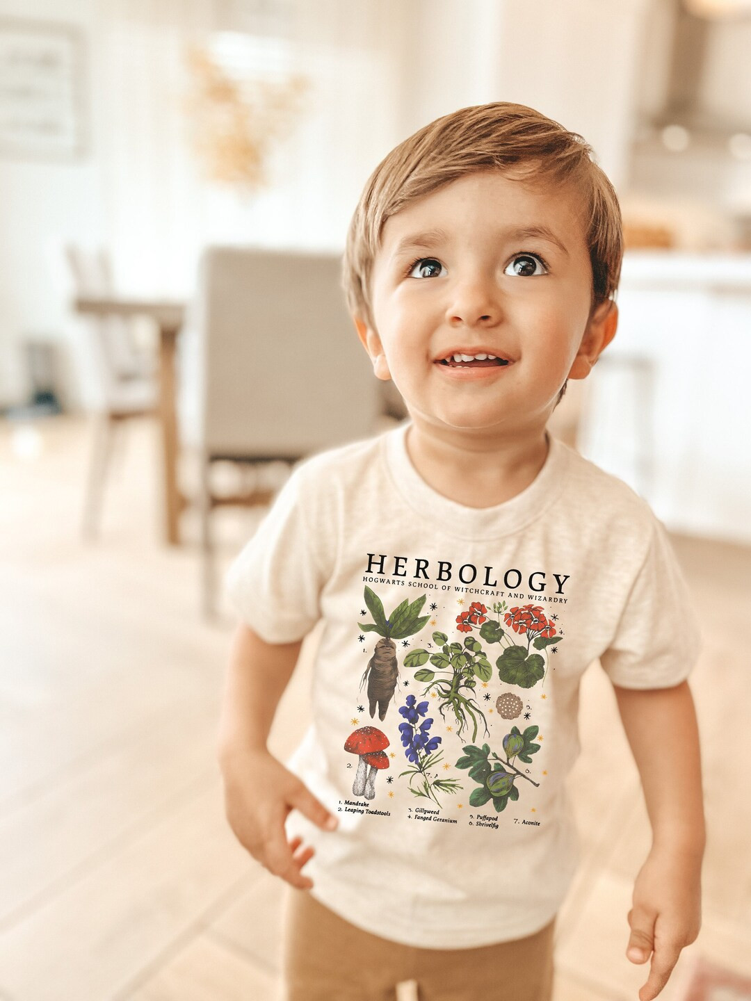 Herbology Harry Potter Beige Toddler Tee | Etsy (US)
