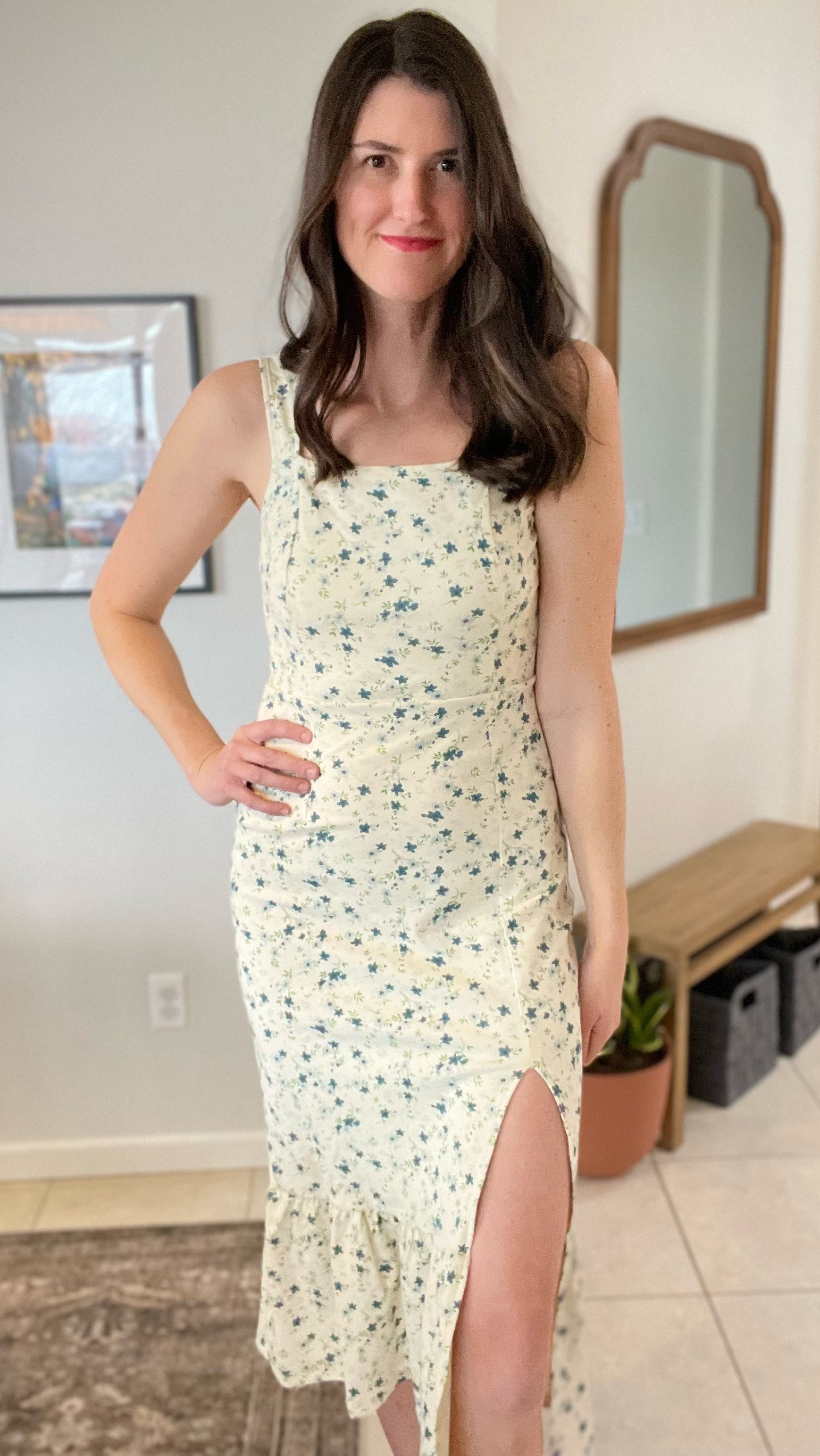 Dainty floral print dress 

#LTKOver40 #LTKWedding #LTKSeasonal