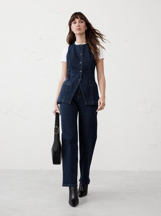 Long Cutaway Vest | Banana Republic Factory