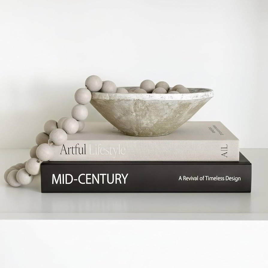 Aesthetic Decorative Books - Set of 2 Stylish Boxes Enhance Your Coffee Table, Bookshelf or Mante... | Amazon (CA)