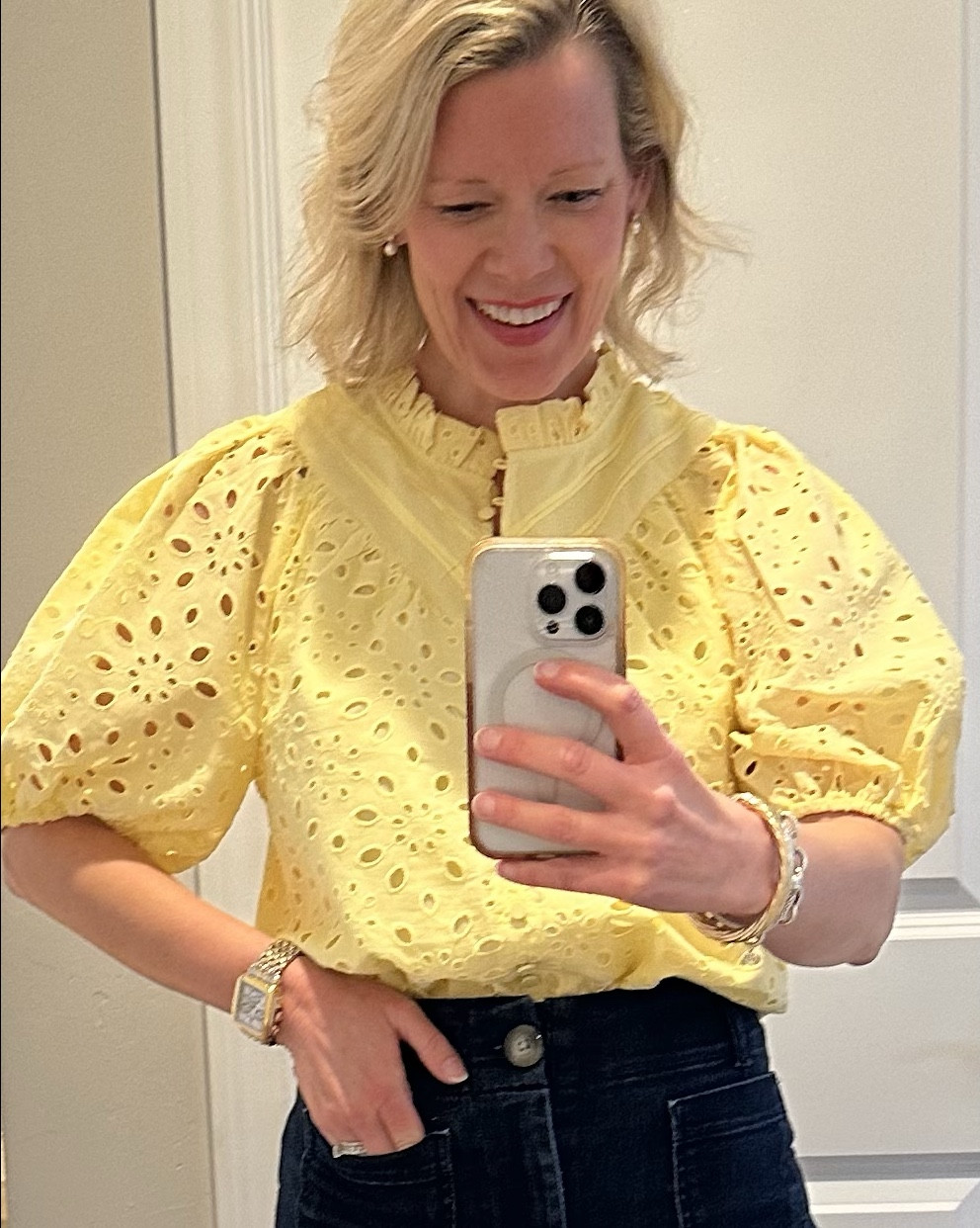 Cutest top and it goes on sale a lot!!  Fits true to size and washes well  

#LTKSeasonal #LTKSaleAlert #LTKWatchNow