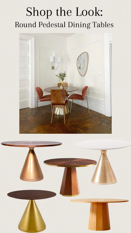 Round pedestal dining table 

#LTKhome #LTKstyletip #LTKFind