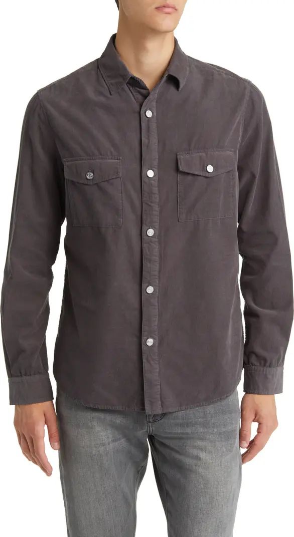 FRAME Long Sleeve Corduroy Button-Up Shirt | Nordstrom | Nordstrom