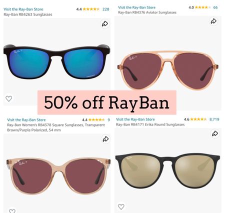 RayBan sunglasses 

#LTKSeasonal #LTKunder100 #LTKsalealert