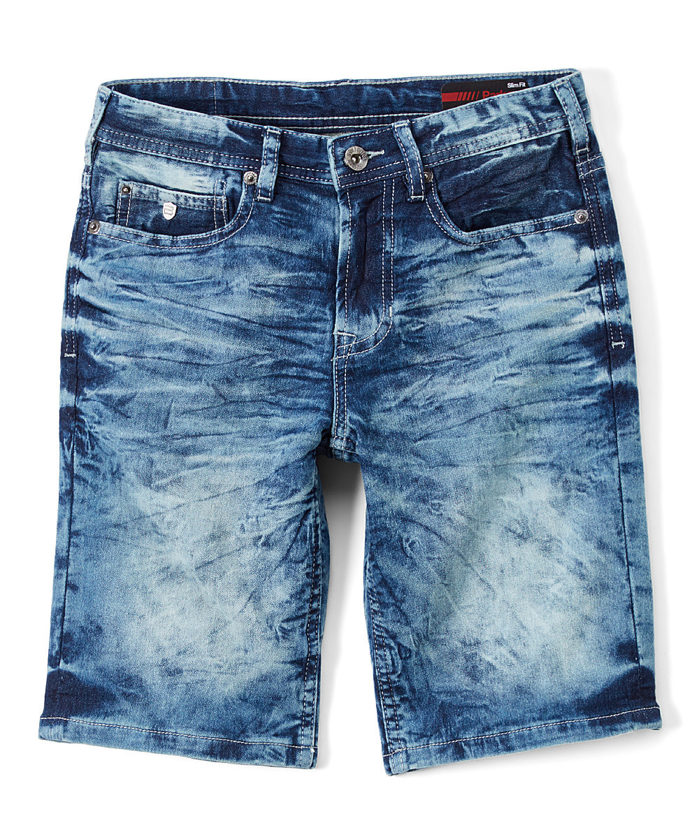 Buffalo David Bitton Boys' Denim Shorts MID - Mid Blue Wash Parker-X Denim Shorts - Boys | Zulily