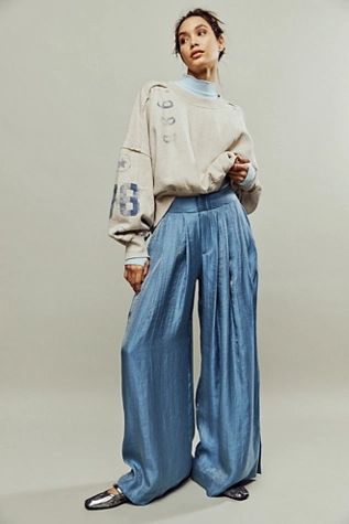 Arlo Pleated Trousers | Free People (Global - UK&FR Excluded)