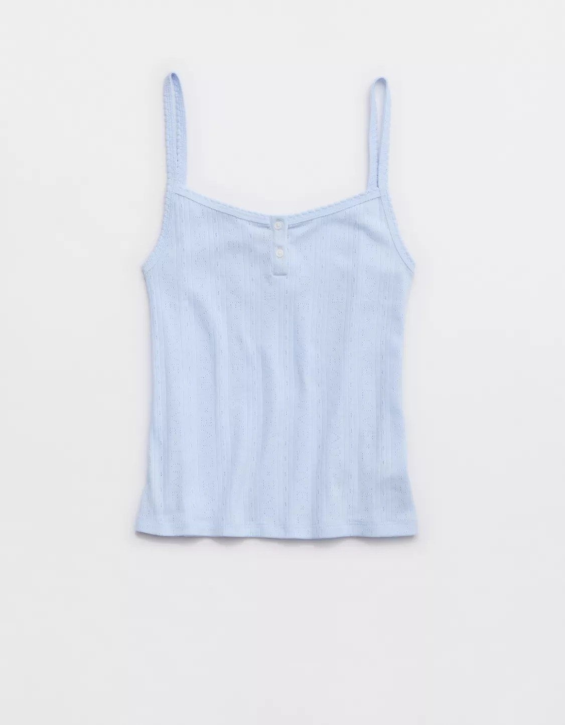Aerie Off-Duty Pointelle Tank Top | Aerie