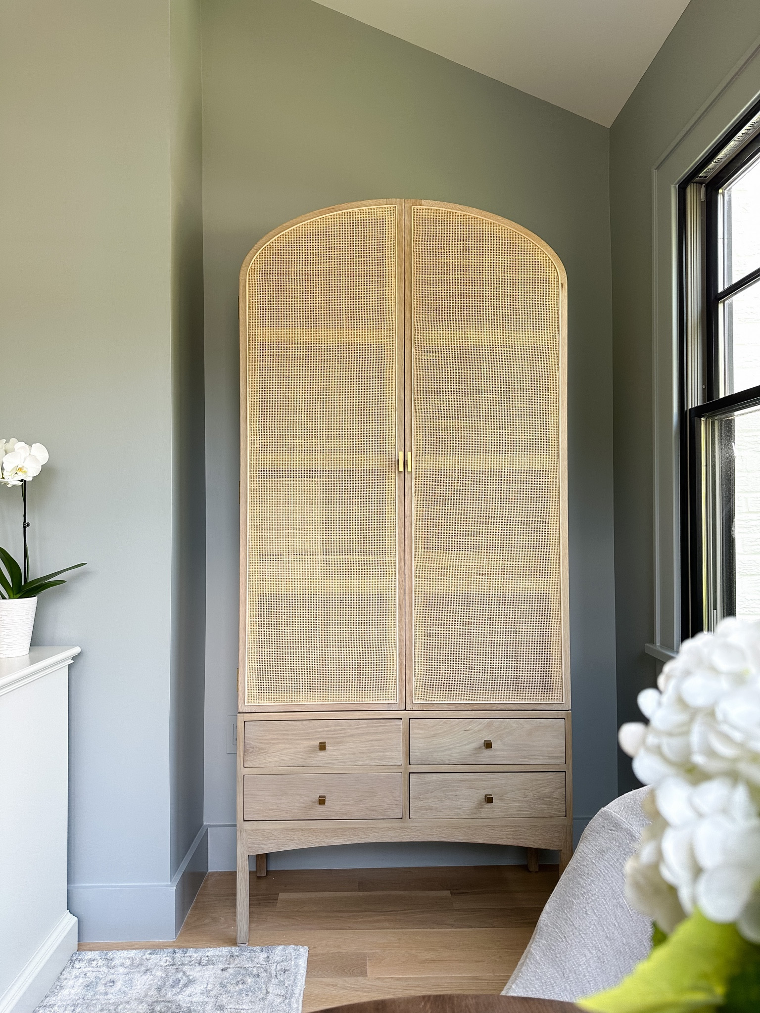 Arched cabinet, rattan cabinet, closed storage, office furniture, armoire, coastal modern, bedroom furniture, Kathy kuo home 

#LTKsalealert #LTKstyletip #LTKhome