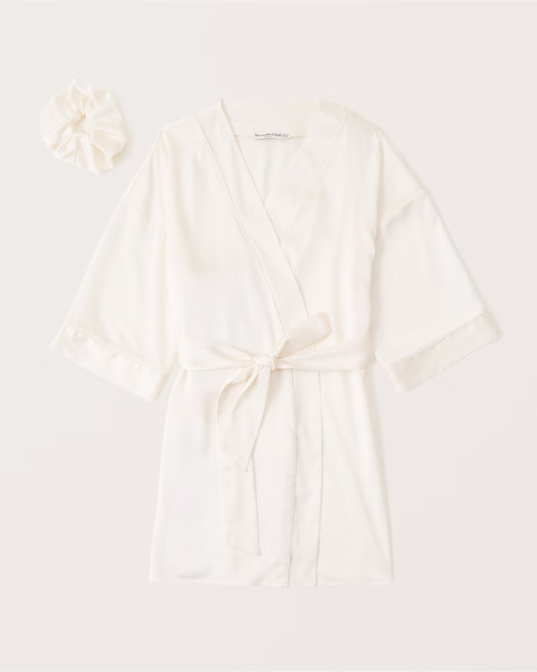 Women's Satin Robe | Women's Intimates & Sleepwear | Abercrombie.com | Abercrombie & Fitch (US)