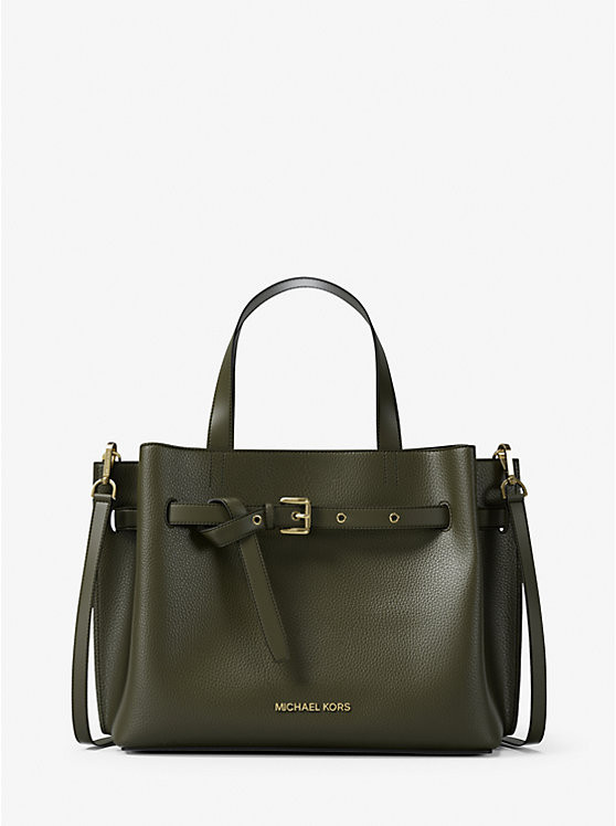 Emilia Medium Pebbled Leather Satchel | Michael Kors (UK)