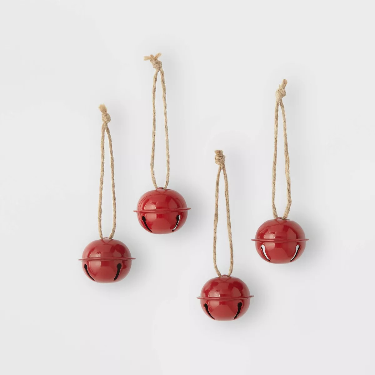 4ct Jingle Bell Christmas Ornament Set - Wondershop™ | Target