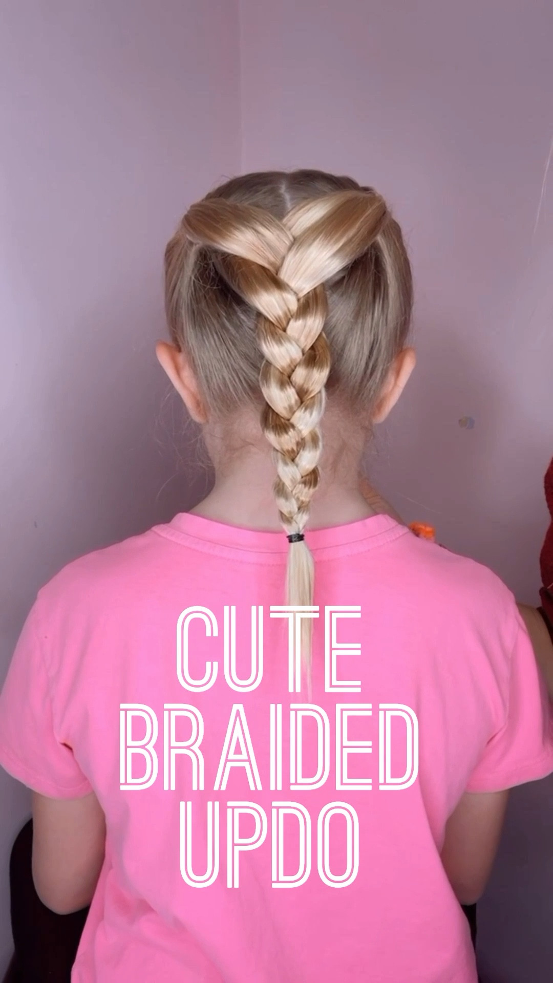 CUTE BRAIDED UPDO 🩷 I’ve had some requests for hairstyles for a warmer weather and for sports. This is such a cute one to do! It’s nice and easy and comes out looking so pretty. I’m showing my favorite hair products that I love to use, too! Make sure you save and follow us for daily hairstyles.