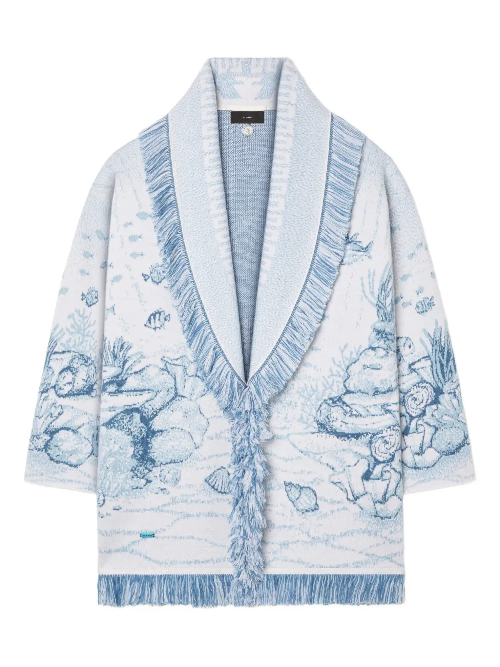 Deep In The Ocean fringed cardigan | Farfetch Global