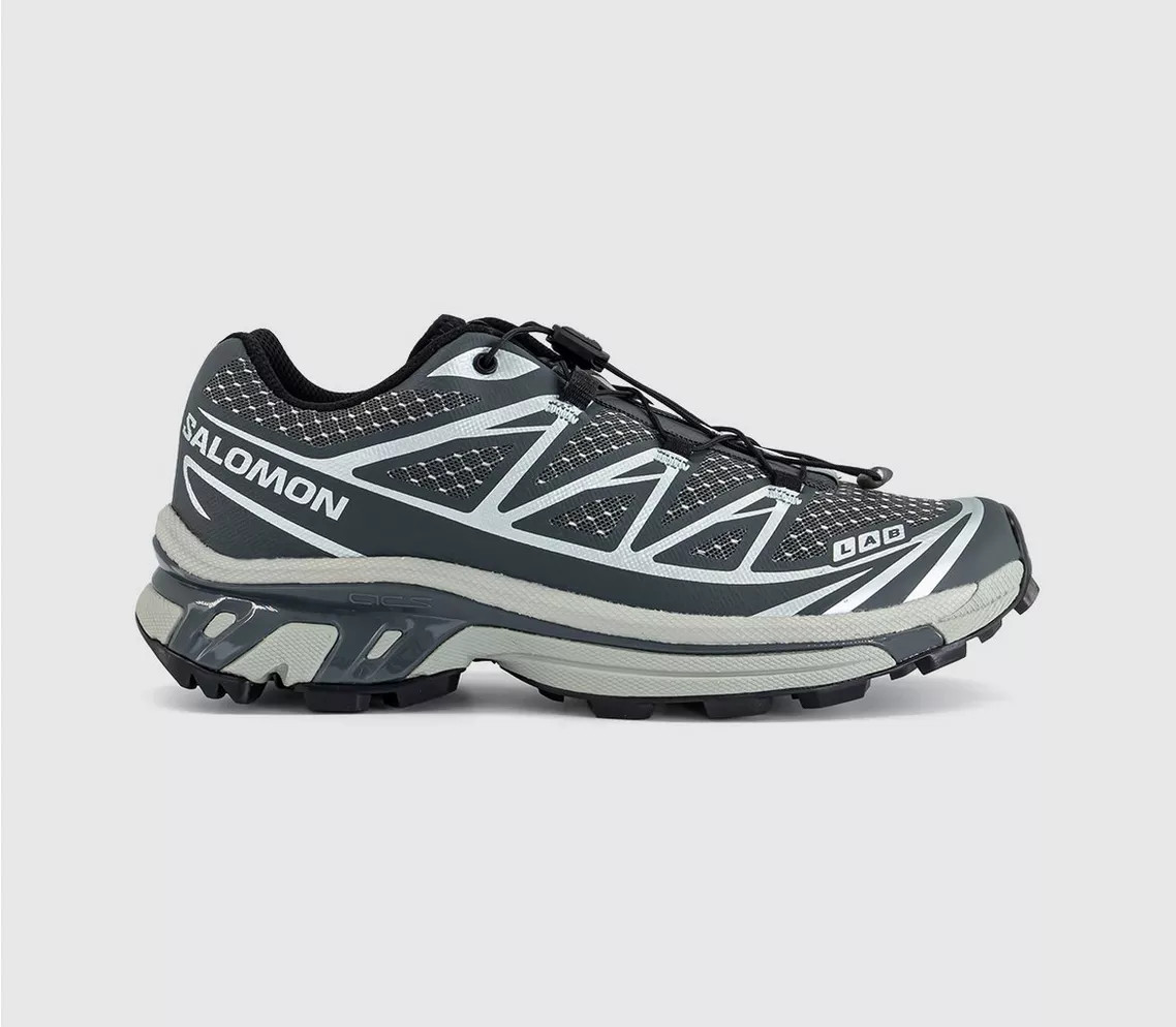 Salomon XT-6 Trainers Urban Chic Wrought Iron Black - Unisex Sports | Office Shoes (UK)