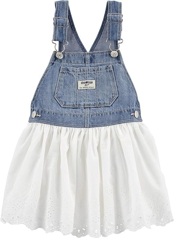 OshKosh B'Gosh Baby Girls' World's Best Overalls | Amazon (US)