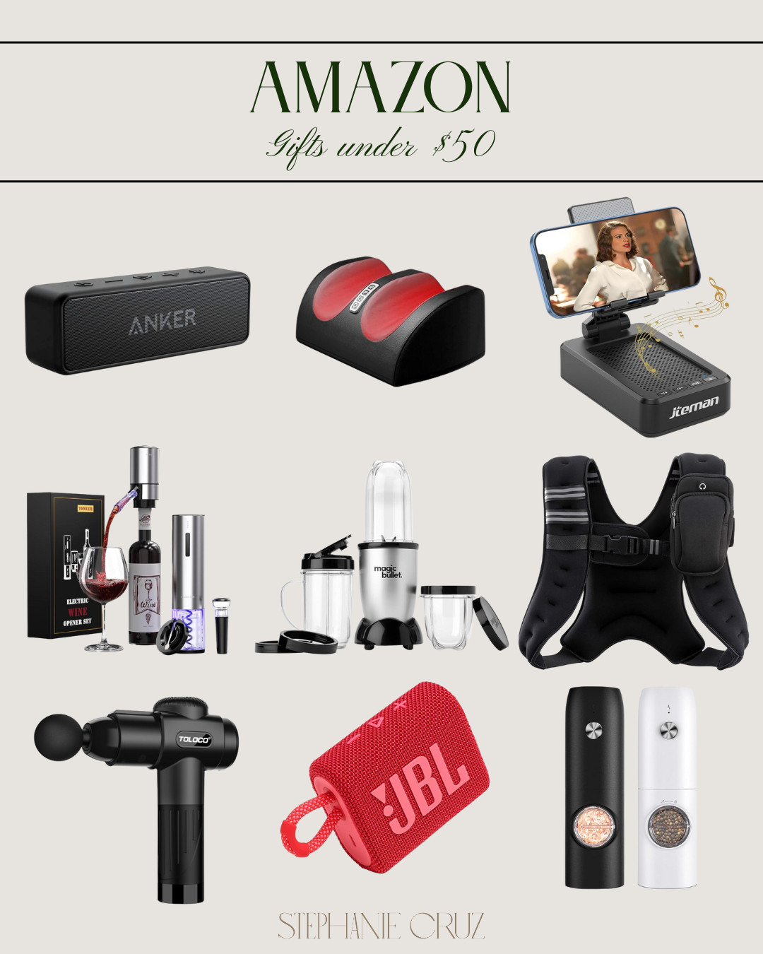 Amazon — gift ideas under $50. Thoughtful, affordable, and all ready to shop. 
#AmazonGifts #Under50 #GiftGuide2025 #LTKGifts 

 #LTKGiftGuide #LTKHome #LTKFindsUnder50