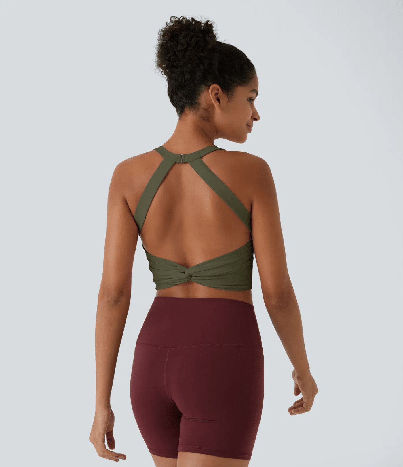 Women\u2019s SoftlyZero\u2122 Plush Cut Out Cropped Yoga Tank Top - Halara | HALARA