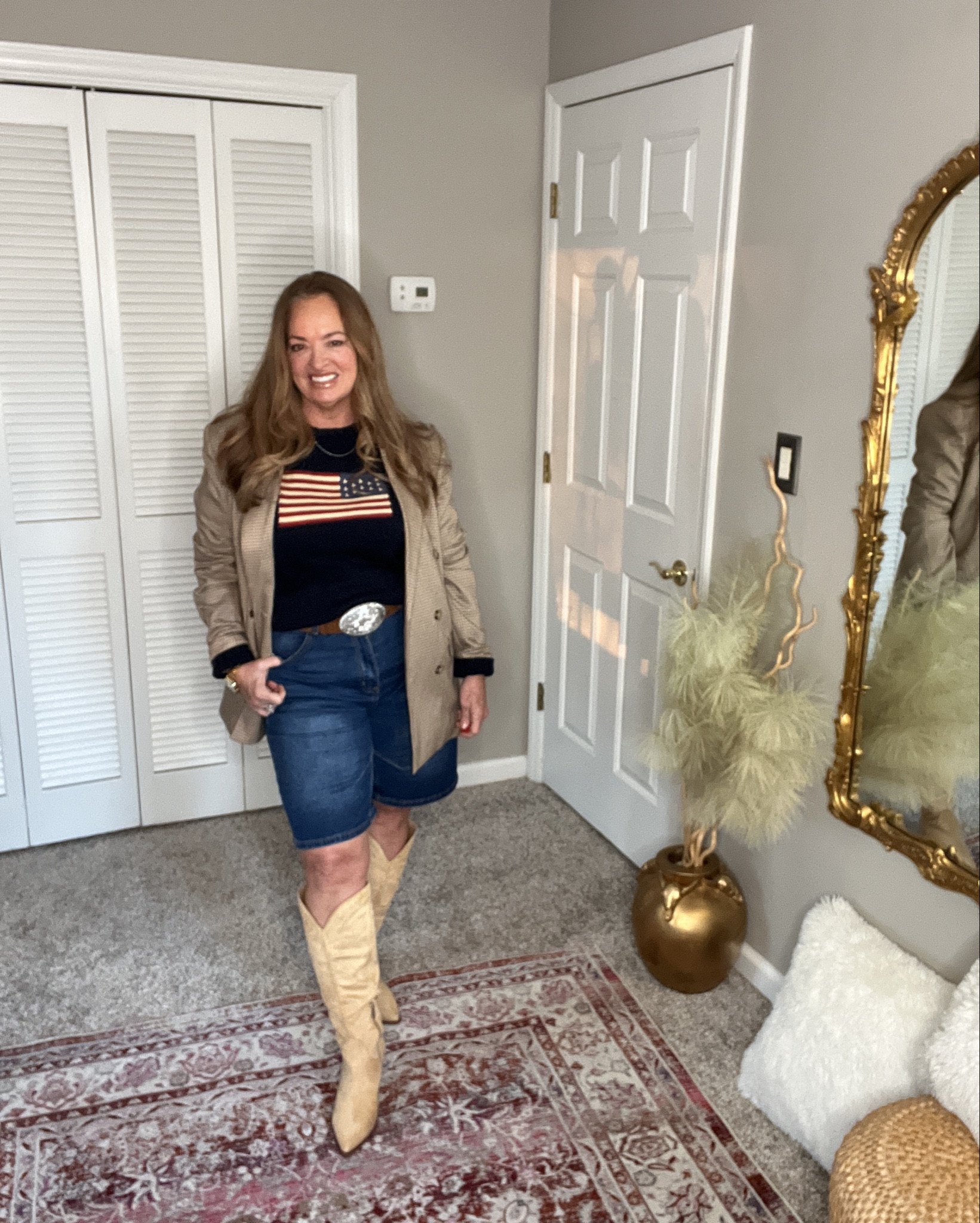 Feeling the Americana vibes. 

#LTKOver40 #LTKMidsize #LTKootd