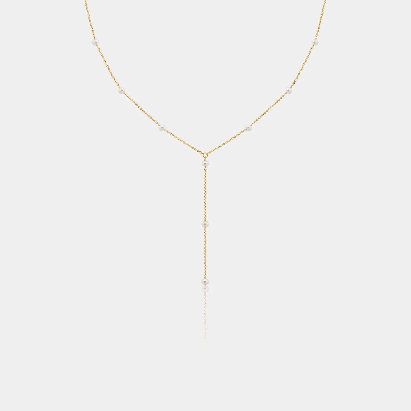 Laguna Lariat Necklace | LINK'D THE LABEL