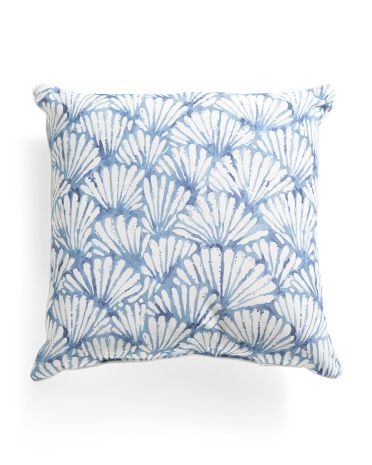 Set Of 2 18x18 Outdoor Shelly Beach Pillows | TJ Maxx