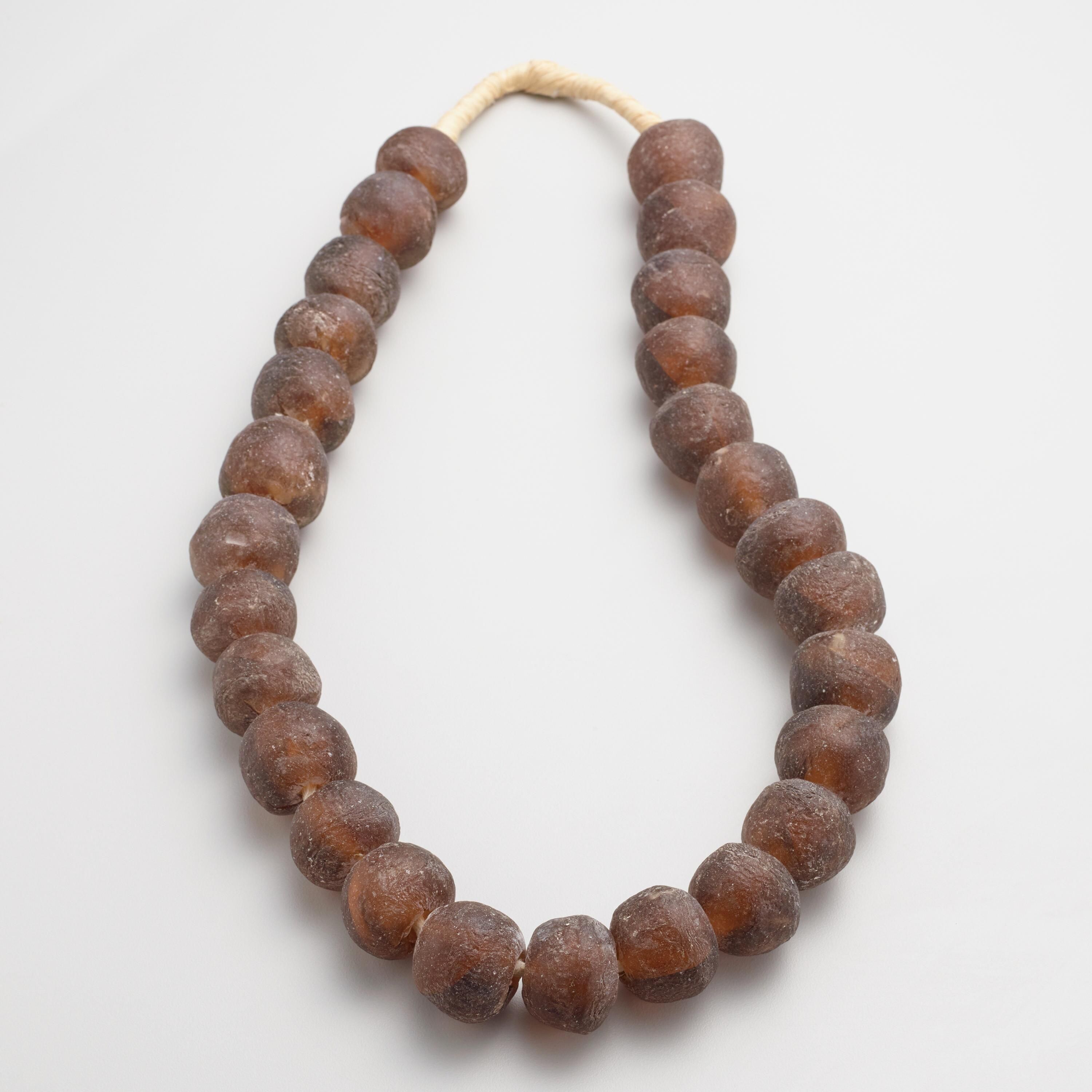 Brown Glass Bead Necklace | World Market