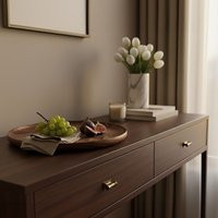 Orsina Rosi Round Sheesham Wood Plate in Brown | Debenhams UK