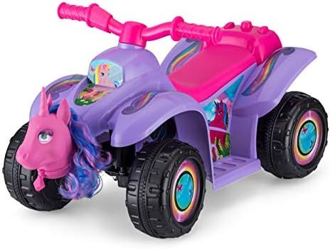 Kid Trax Toddler Unicorn Quad Kids Ride On Toy, 6 Volt Battery, 1.5-3 Years Old, Max Weight of 44... | Amazon (US)
