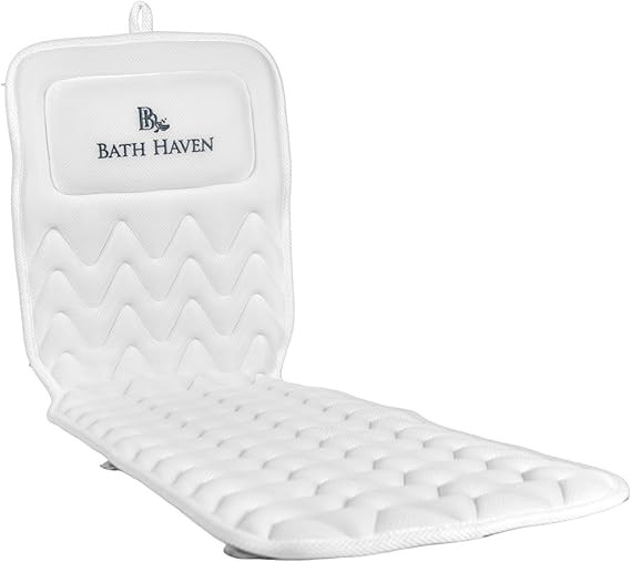 Bath Pillow for Tub, Full Body Bathtub Pillow and Mat for Head, Neck and Back Support, Relaxing S... | Amazon (US)