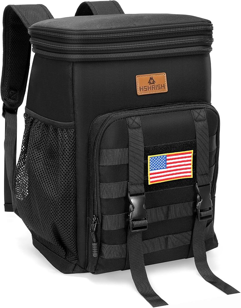 Tactical Expandable Backpack Cooler, Insulated Waterproof Cooler Backpack,Heavy Duty Backpack Lun... | Amazon (US)