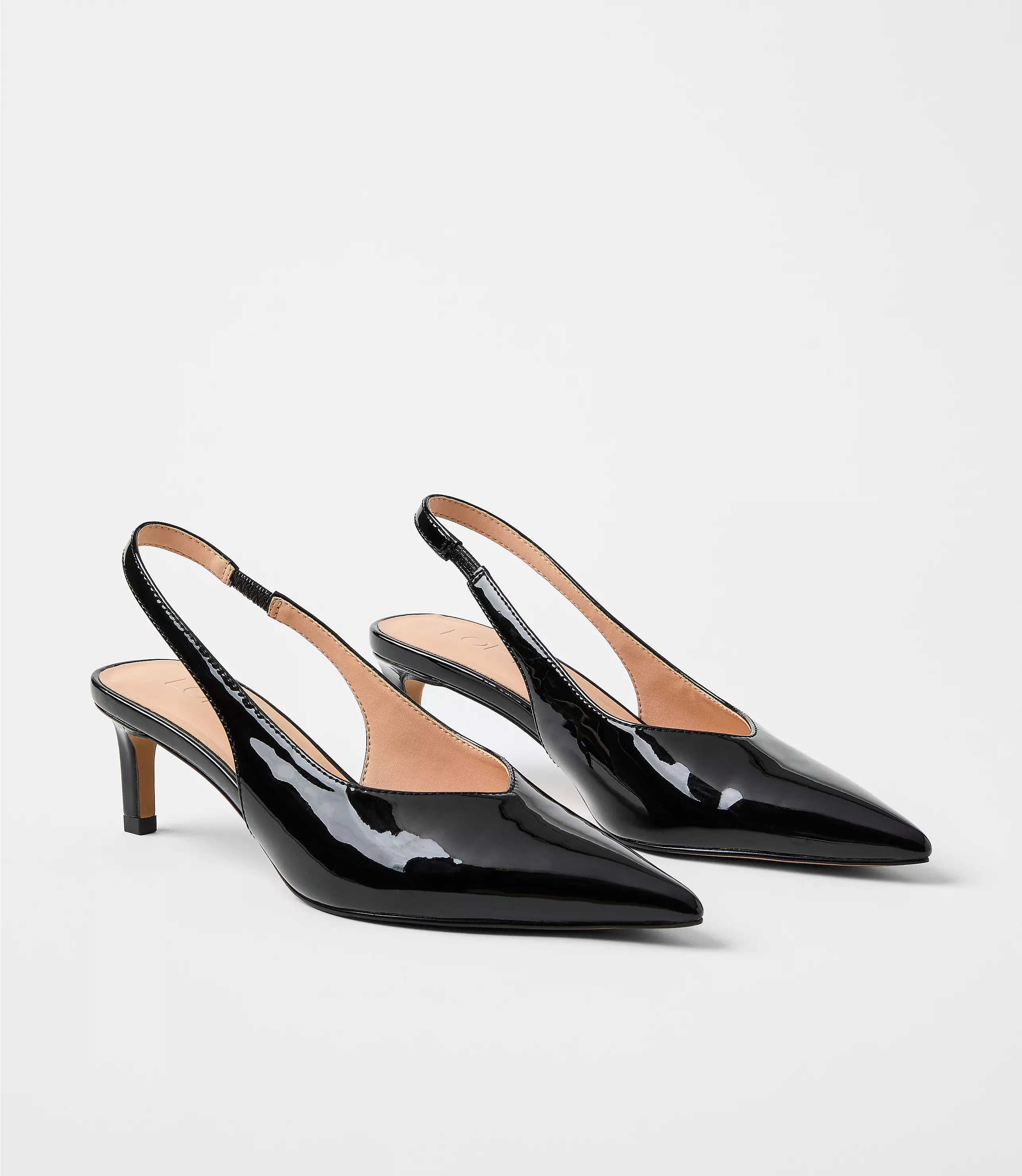 Patent Slingback Kitten Heels | LOFT