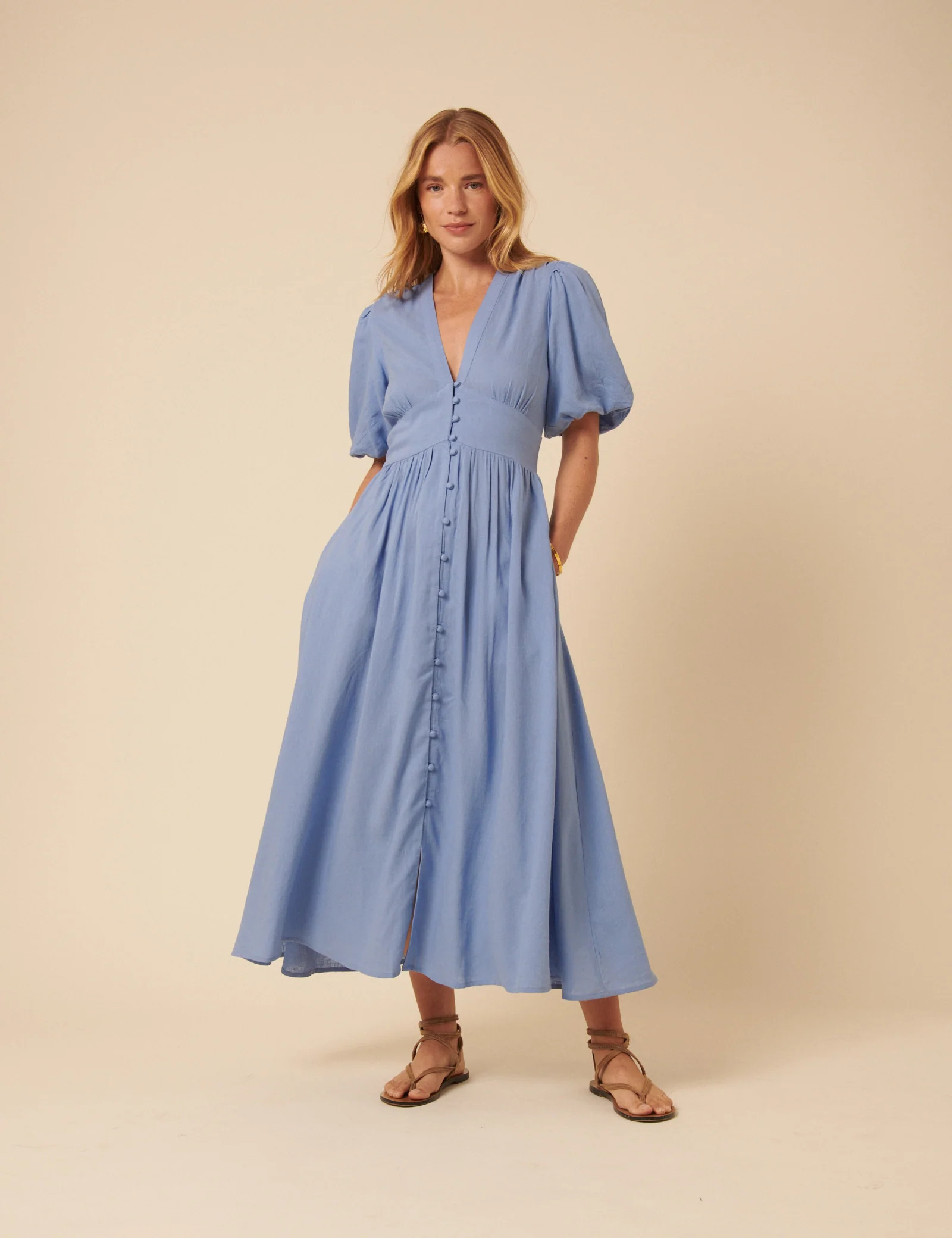 Blue Starlight Midi Dress | Nobody's Child
