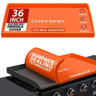 CHEFSPOT Griddle Cover Mat for 36 in. Blackstone Omnivore Grill-Grill Cover Protector (Orange)-Hi... | The Home Depot